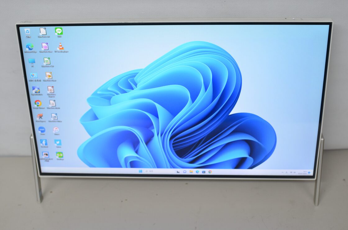 美品薄型/Win11搭載/2世代爆速Core-i7/ブルー色富士通/DVD焼き お