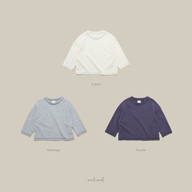 【取寄/韓国直送】melmel スティッチTシャツ｜秋服｜韓国子供服 ｜26/AT