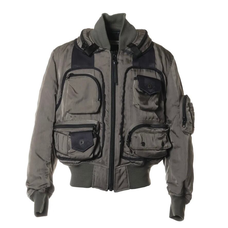 Ultra Rare◇ISSEY MIYAKE 96AW Archive Parachute Cargo Bomber Jacket Blouson L Unisex