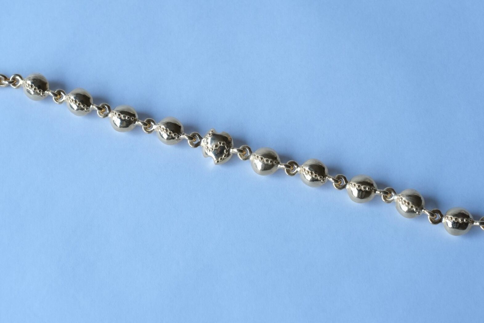 巡り ブレスレット 18kgp no,247