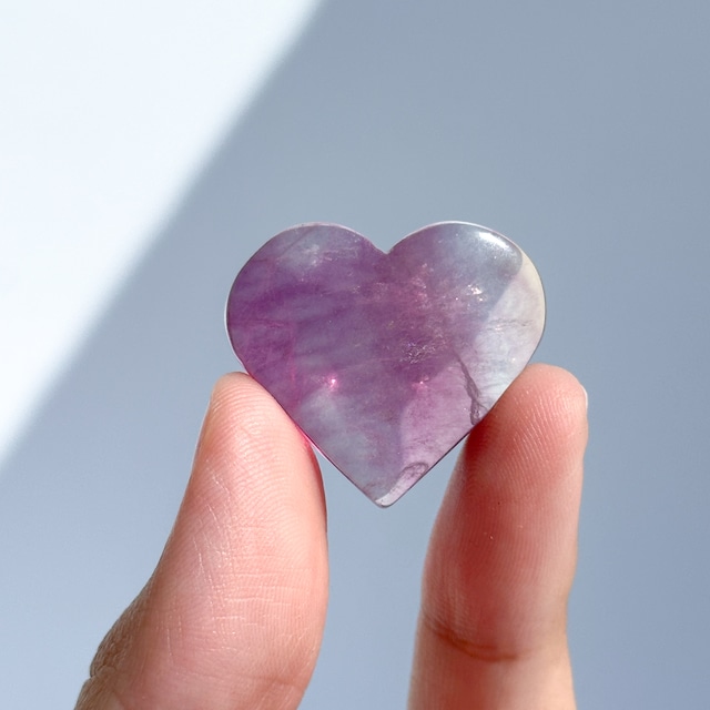 レインボーフローライト ハート02◇ Rainbow Fluorite ◇天然石・鉱物・パワーストーン