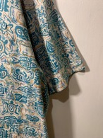 70's Barefoot in Paradise Hawaiian Cotton S/S shirt Made in USA【XL】