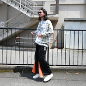 Leh / Zip Wide Track Pants style2