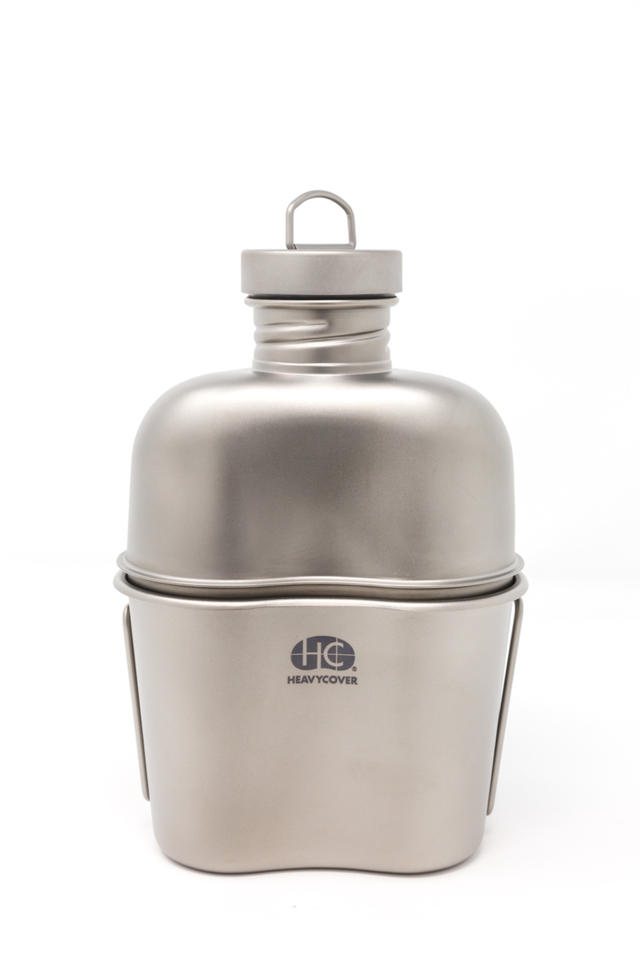 Heavy Cover ヘビーカバー US GI スタイル チタン キャンティーン メスキット (トライタン製＆チタン製キャップ 付き)