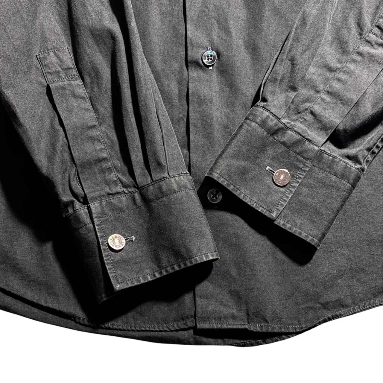HERMES black cotton shirt
