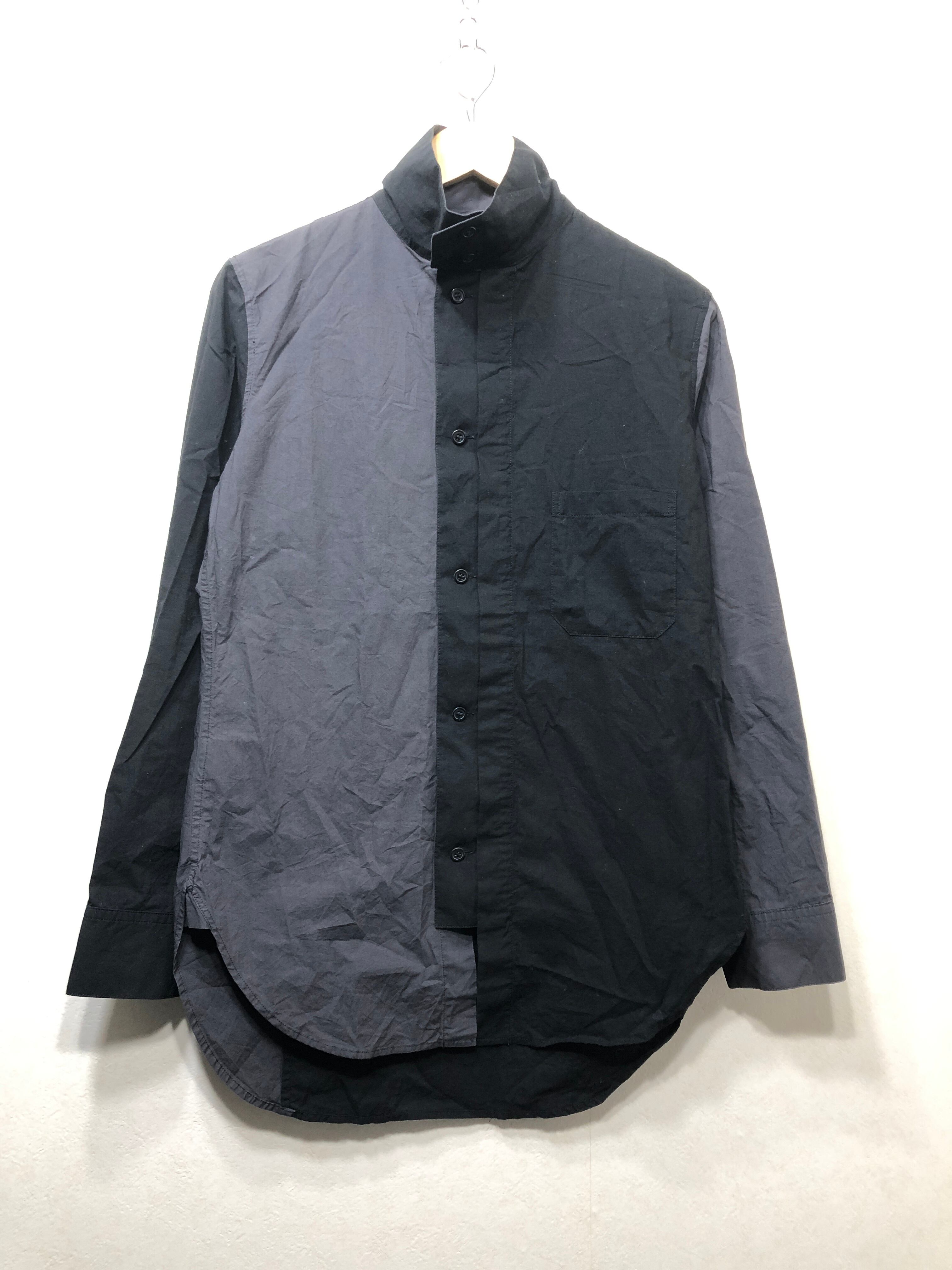 030462○ Y's 長袖 ツートン シャツ 2 バイカラー ワイズ yohji ...