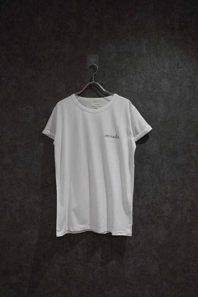 【2021決算SALE】‬ MAISON LABICHE×Connecter Tokyo Embroidery  tee