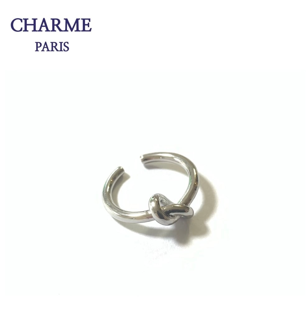 silver knot ring