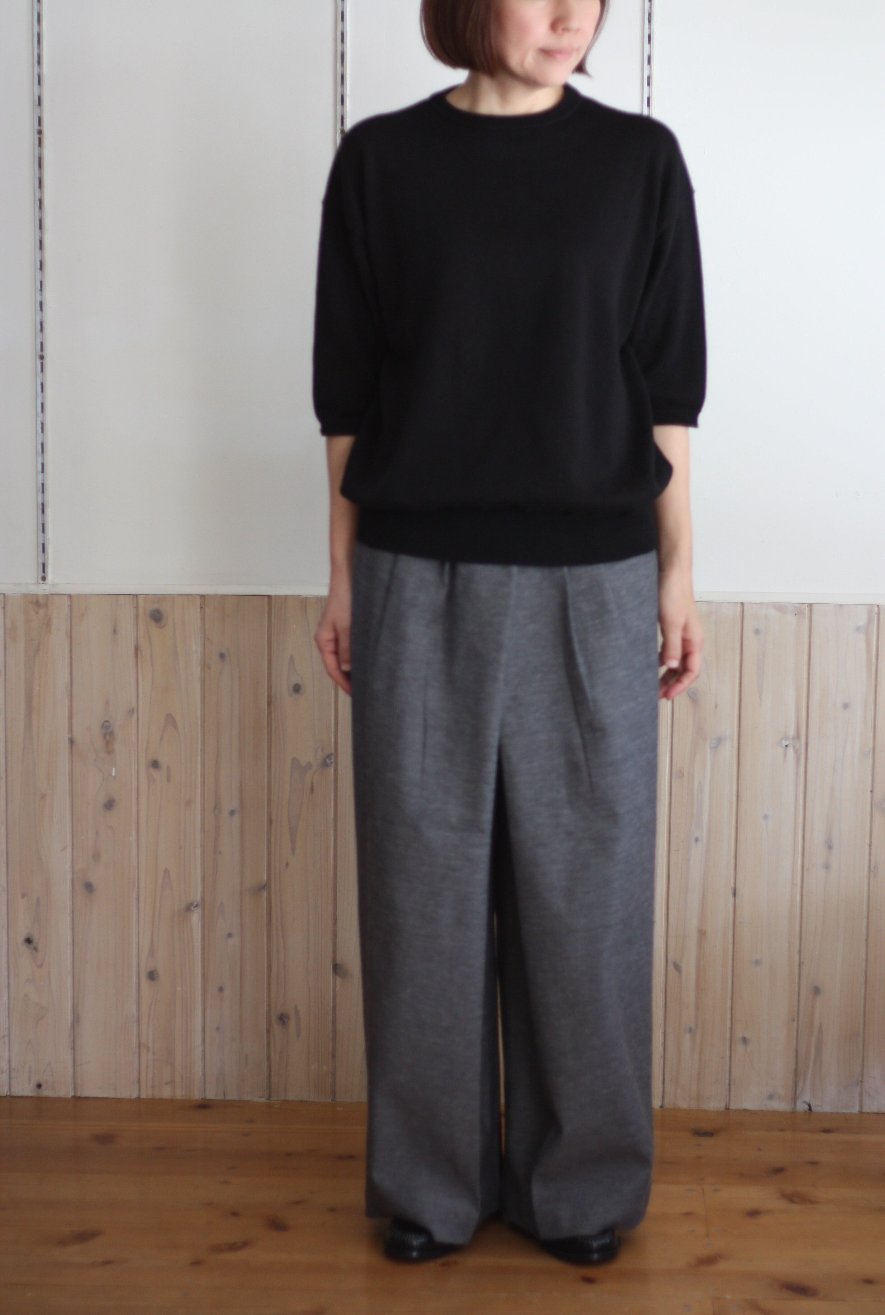 Le pivot ルピボット オックスタックパンツ チャコール | tous les jours
