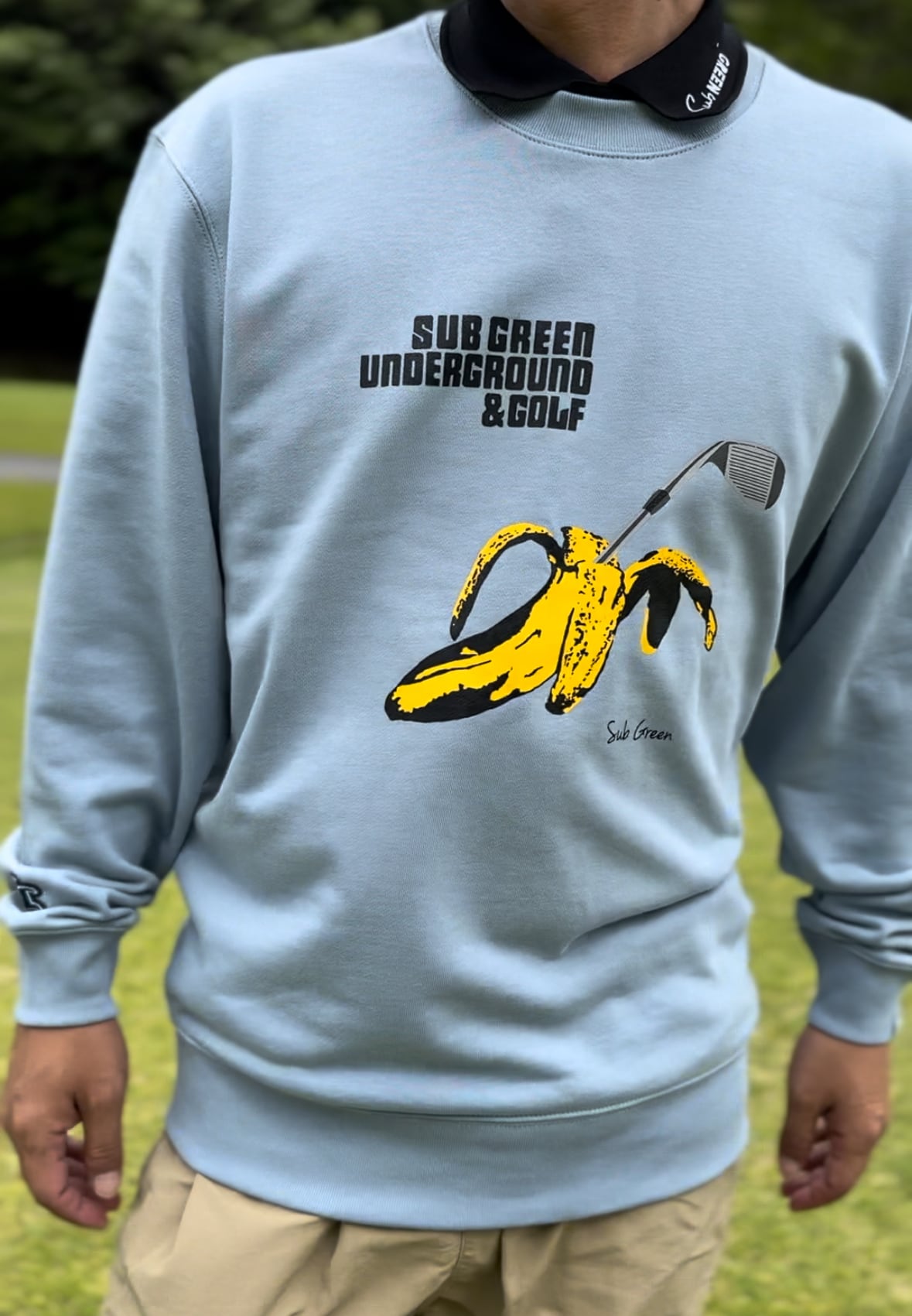 BANANA WEDGE SWEAT『SMOKY BLUE』 | subgreen golf