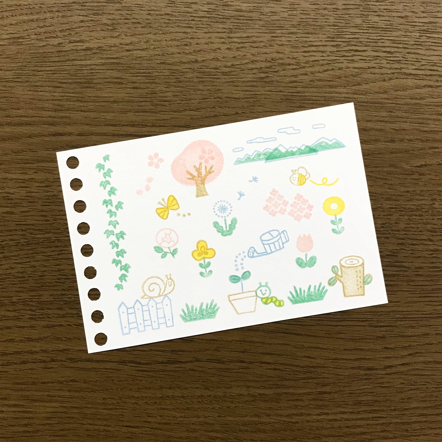 sakuralala クリアスタンプ 365013 | パピアプラッツBASE店