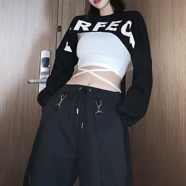 dance sexy street tops 【2colors】1791