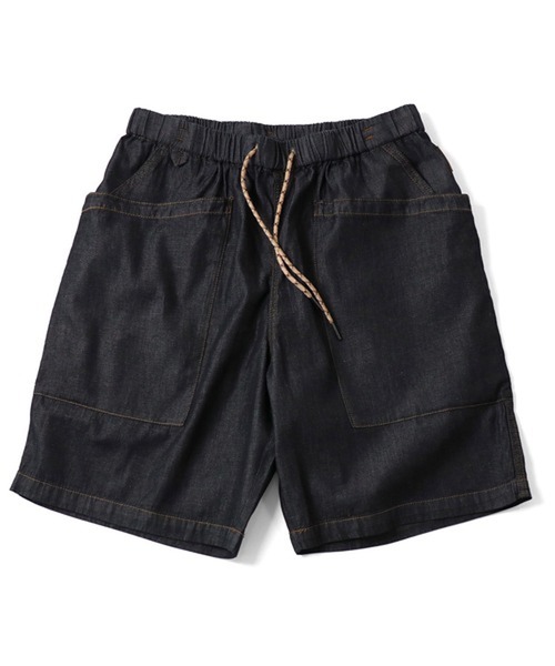 gym master ジムマスター ライトデニム ガーデニングショーツ G721754 メンズ ショートパンツ デニム ヒッコリー イージーパンツ