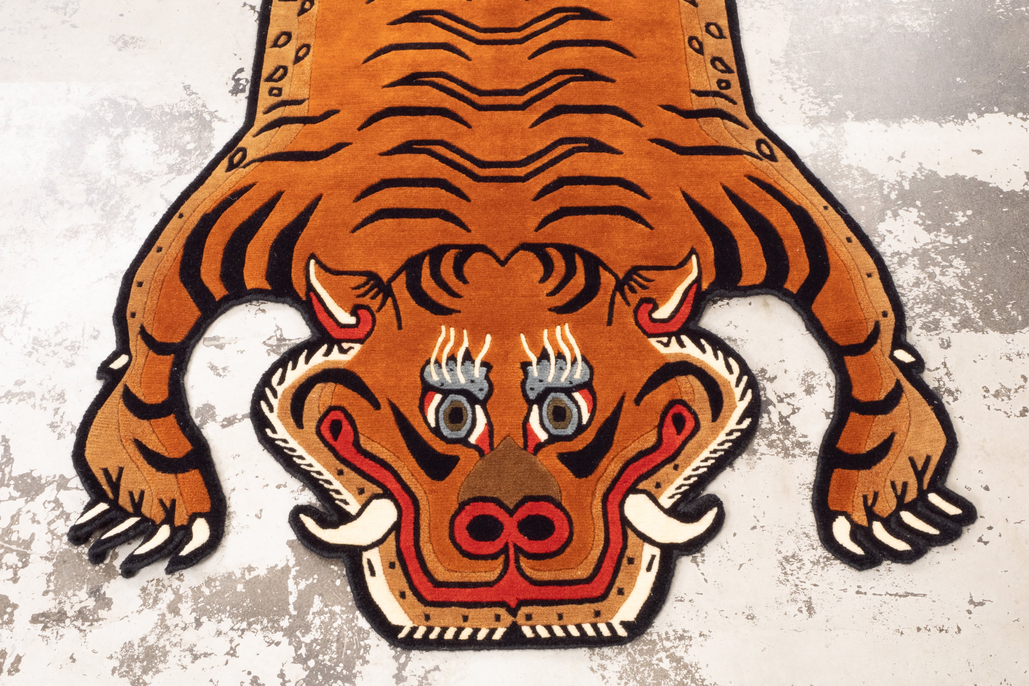 Tibetan Tiger Rug 《Lサイズ•プレミアムウール227》チベタンタイガー