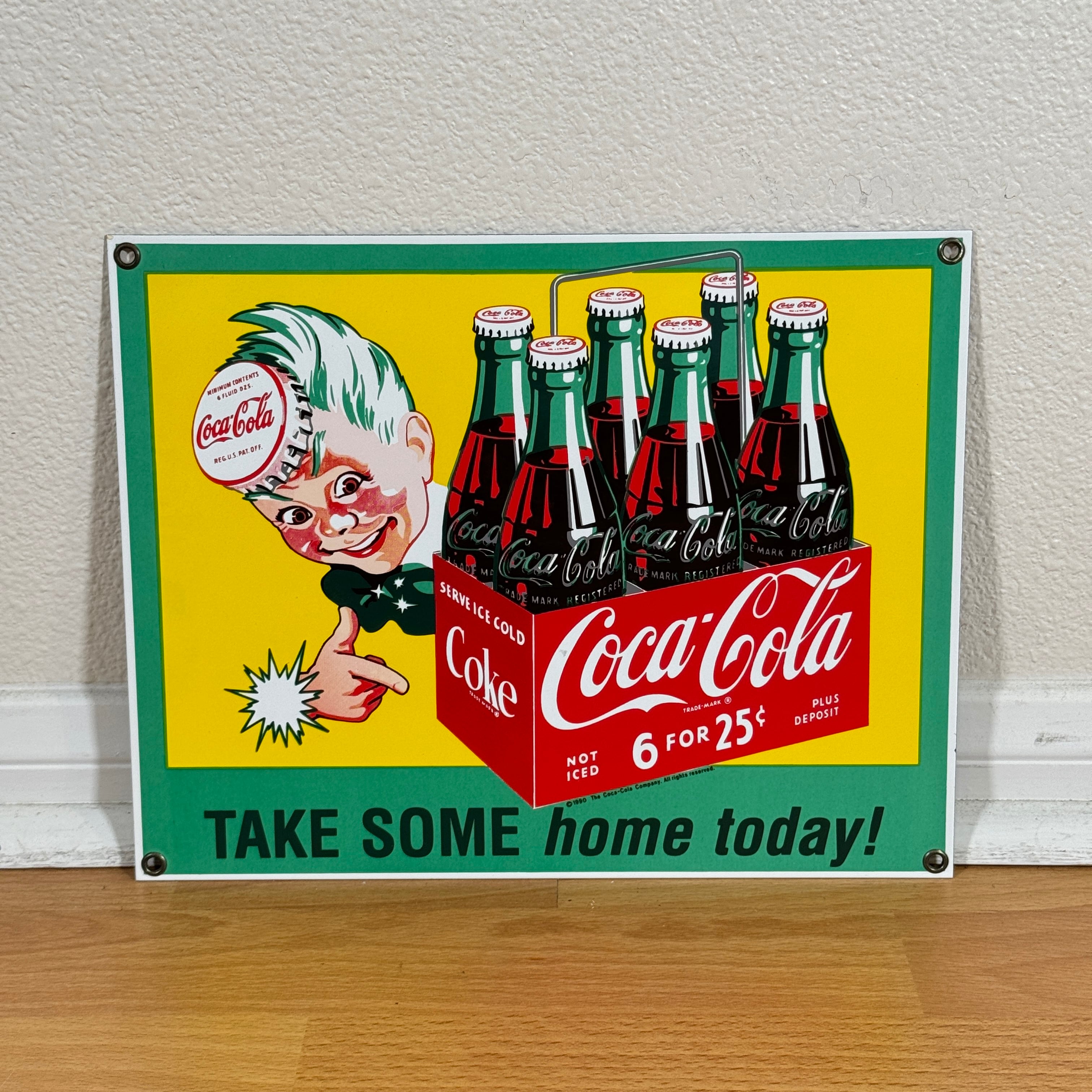 1412 【1999年製】 ビンテージ Coca-Cola（コカコーラ） ポーセリン