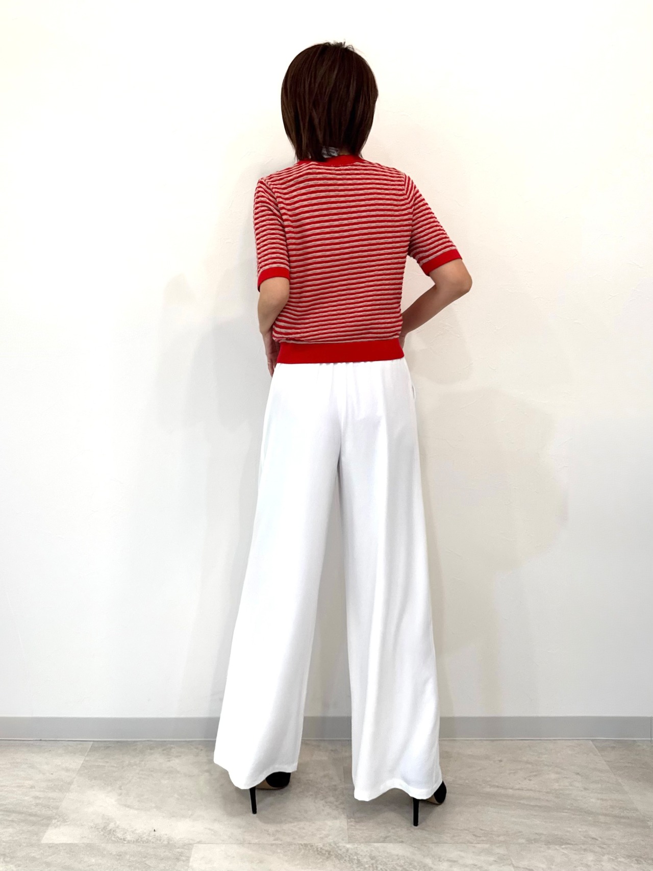 サテンドロストパンツ