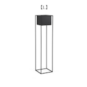 Minimalist Black Iron Stand【S / L】