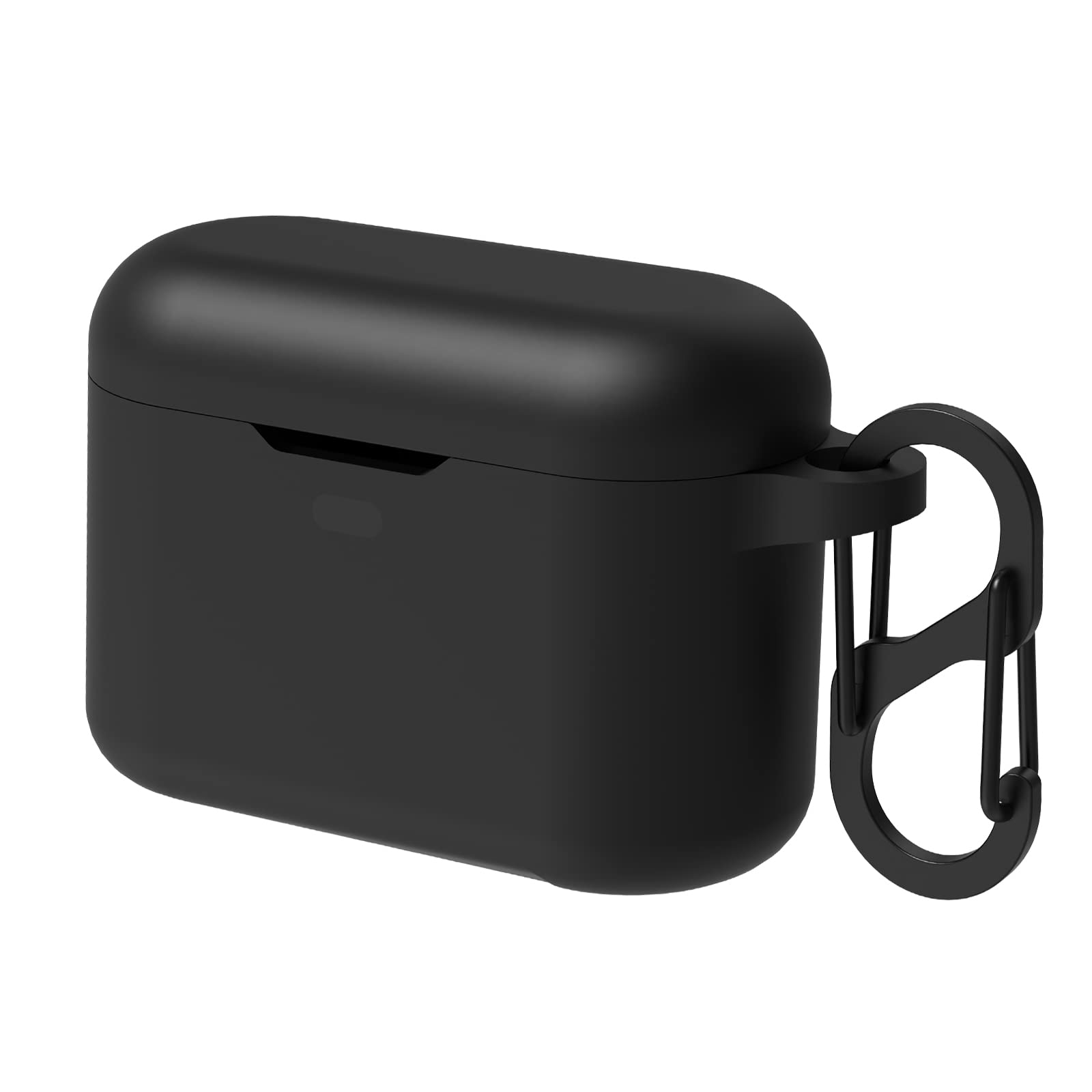 【努力特価】Geekria シリコン カバー 互換性 カバー Beyerdynamics Free BYRD 対応 True Wireless Earbuds、キーホルダーフック付き、ケースポートアクセス可能 (黒)