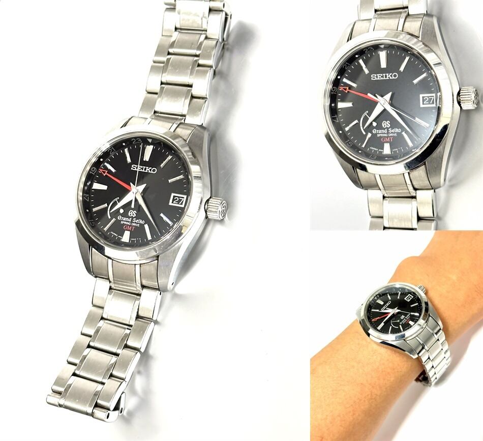 GRAND SEIKO グランドセイコー スプリングドライブ GMT SBGE011 裏スケ