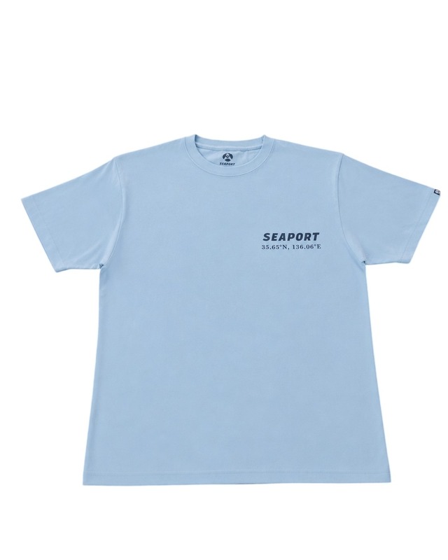 【THE ESSENTIAL LOGO TEE】HIGH  TIDE（Acid Blue）