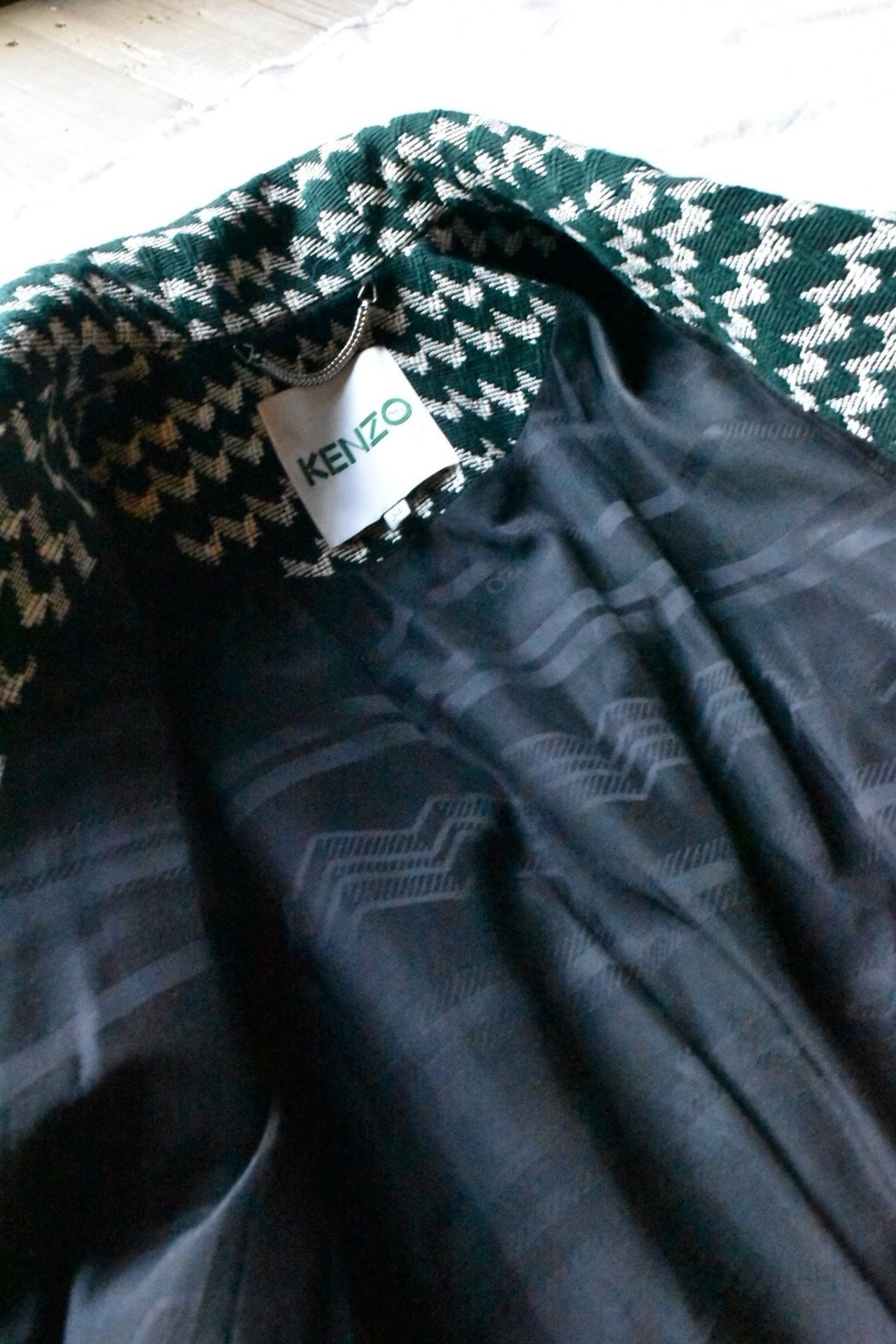 “KENZO” 2010s Wave patterned coat