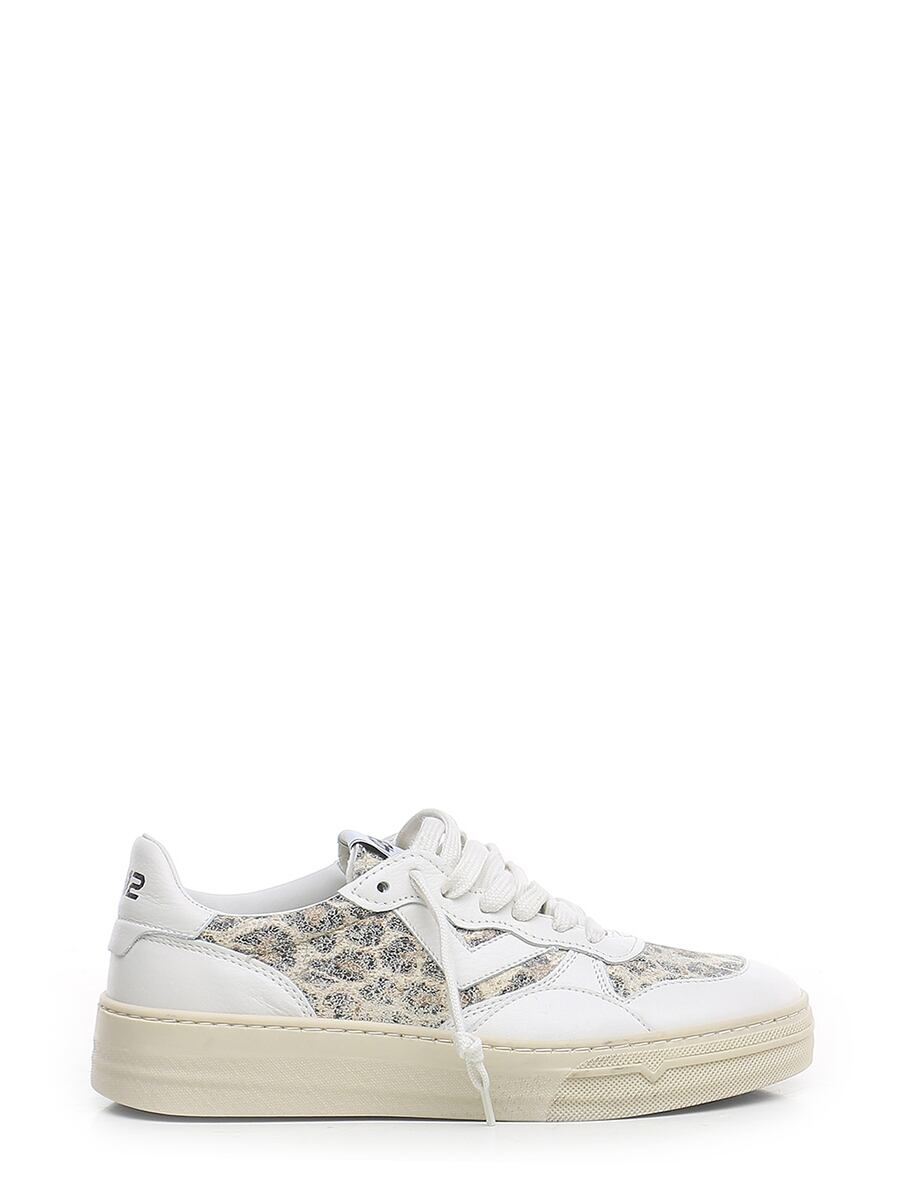 4B12 スニーカー レディース Leopard/white HYPER D4001