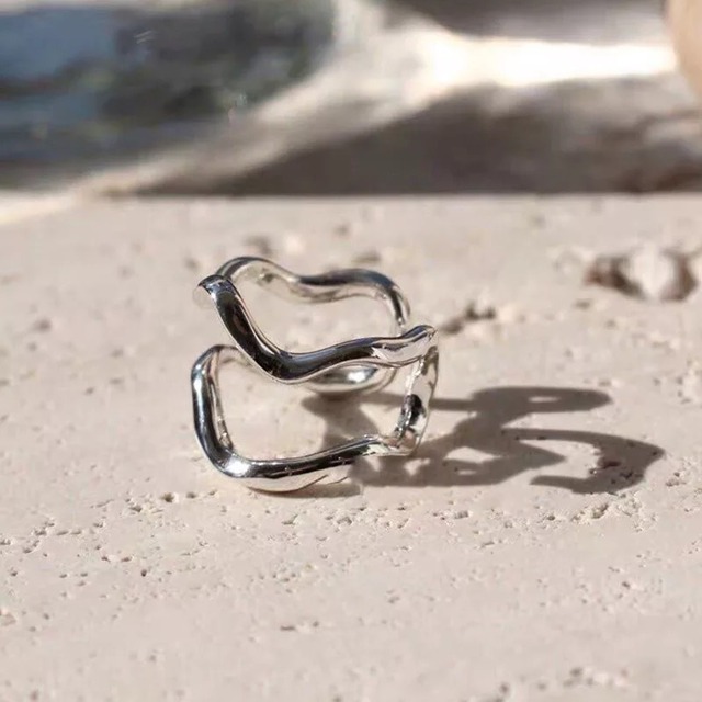 S925 2set Brilliant ring (R109)