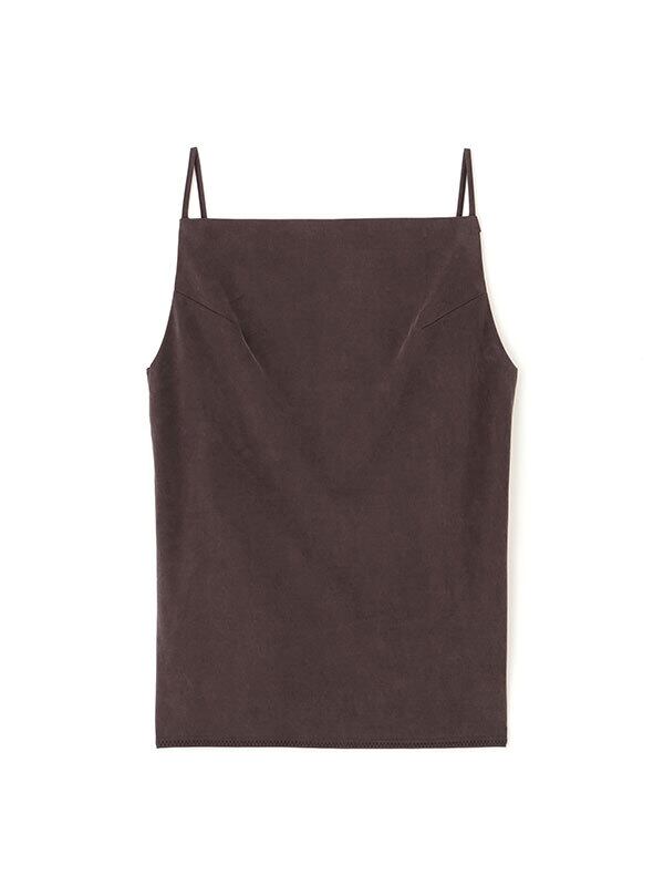 エトレトウキョウ　ETRE TOKYO ブラウン　キュプラジャージキャミソール ETRE TOKYO キュプラジャージキャミソール | FLICKA ASHIYA