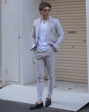 ORIGINAL PAISLEY SKINNY GRAY【BEL25-001B】