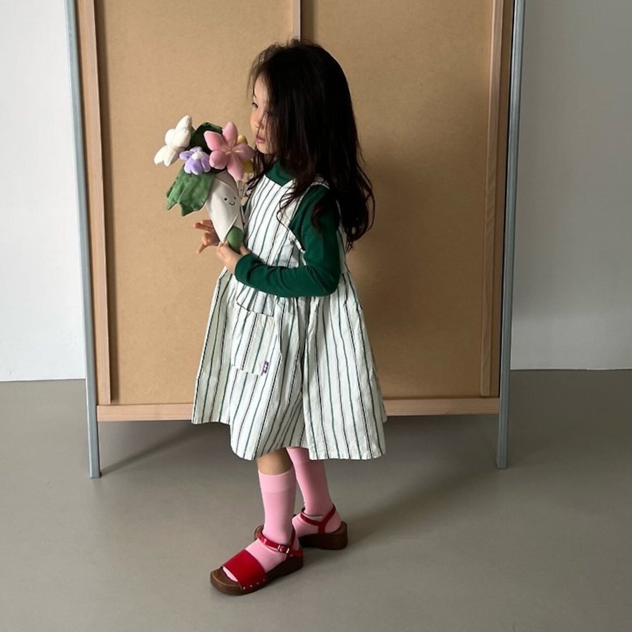 韓国子供服 / 26Autumn / cantuccistudio / ジャスワンピ―ス / 秋服 *XS~XL*