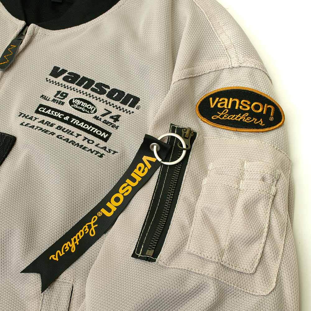 VSE26102S メッシュMA-1ジャケット | vansonleathers
