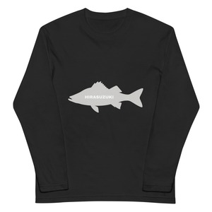【HIRASUZUKI】ヒラスズキ（シルエット）長袖Tシャツ