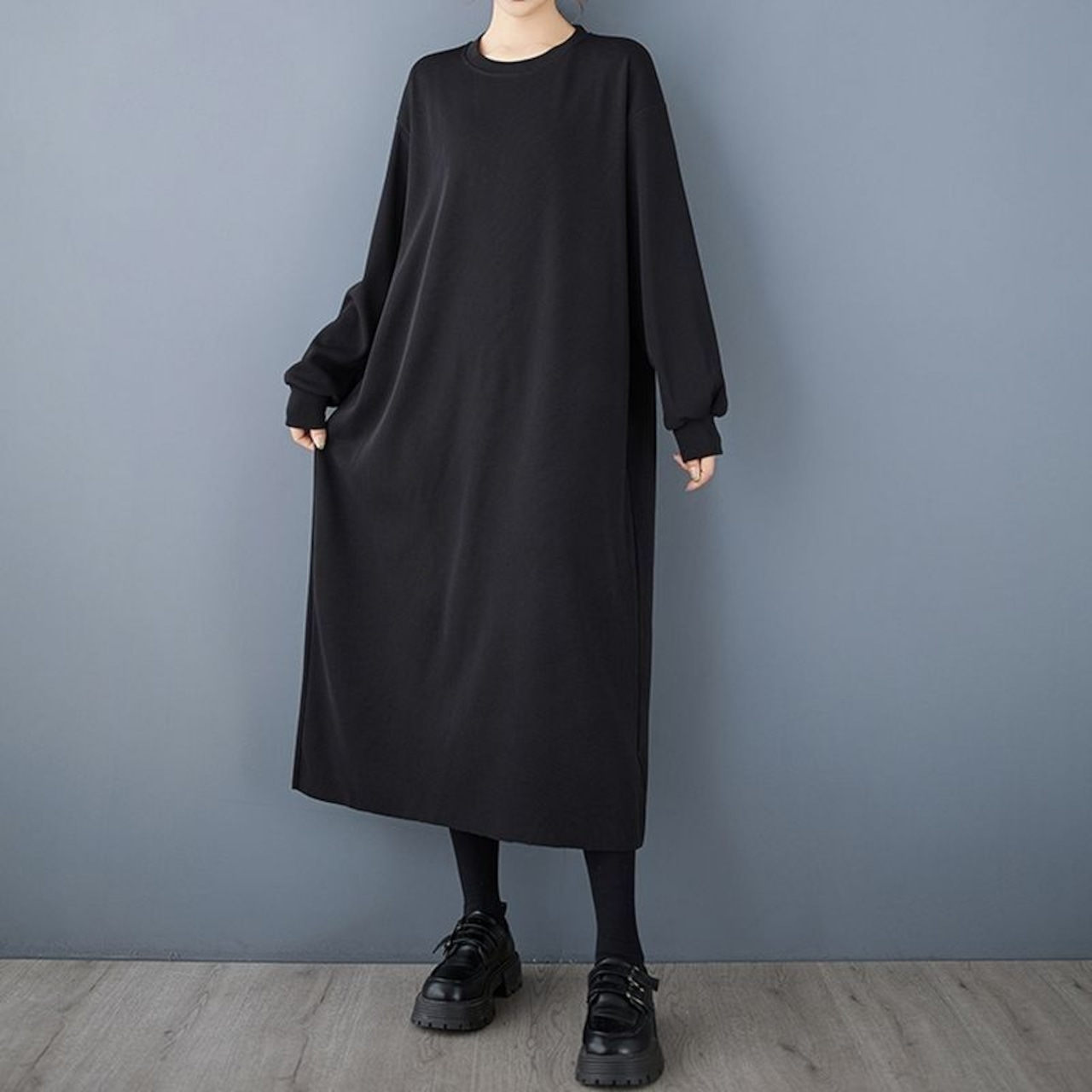シンプル ブラック ワンピース 60000