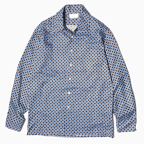 Vintage 70's【Bassi】Polyester Shirt