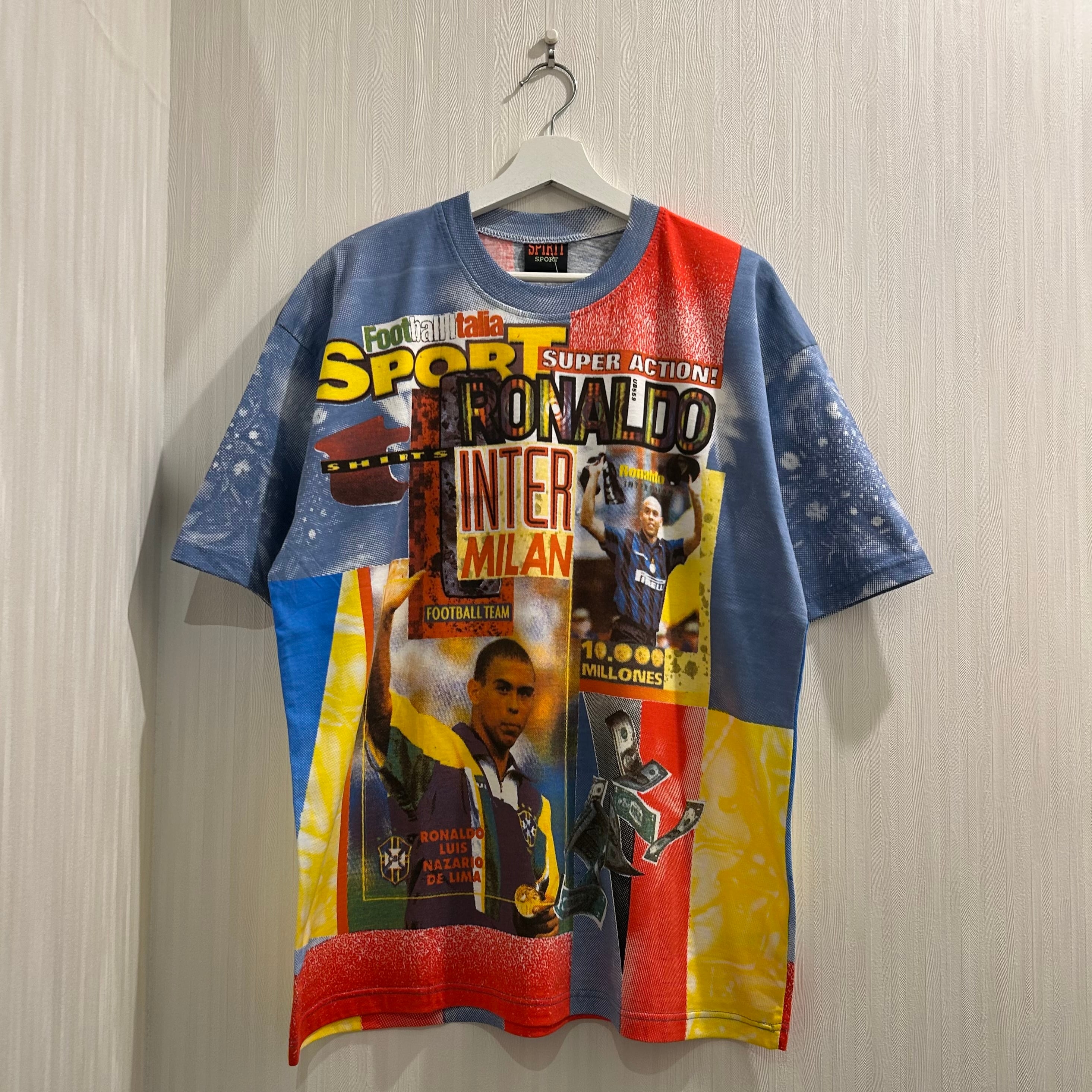 Dead Stock!! 〜2000s Euro Bootleg Ronaldo All Over Print T-shirt