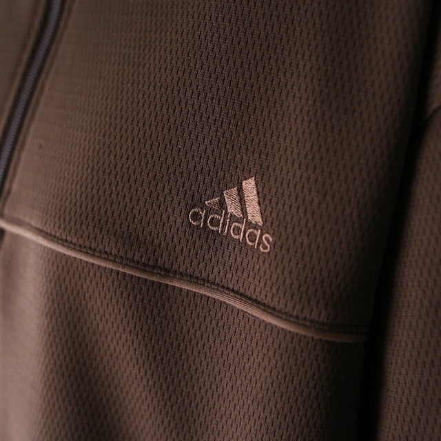 "adidas" XXL over silhouette bi-color switching track jacket