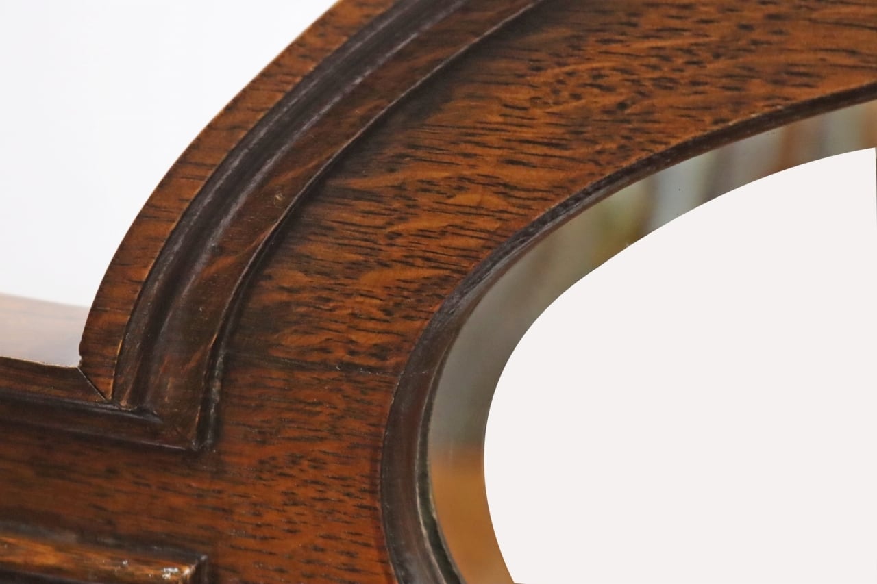 英国 イギリス ミラーバック チェスト オーク材 収納 引き出し サイド