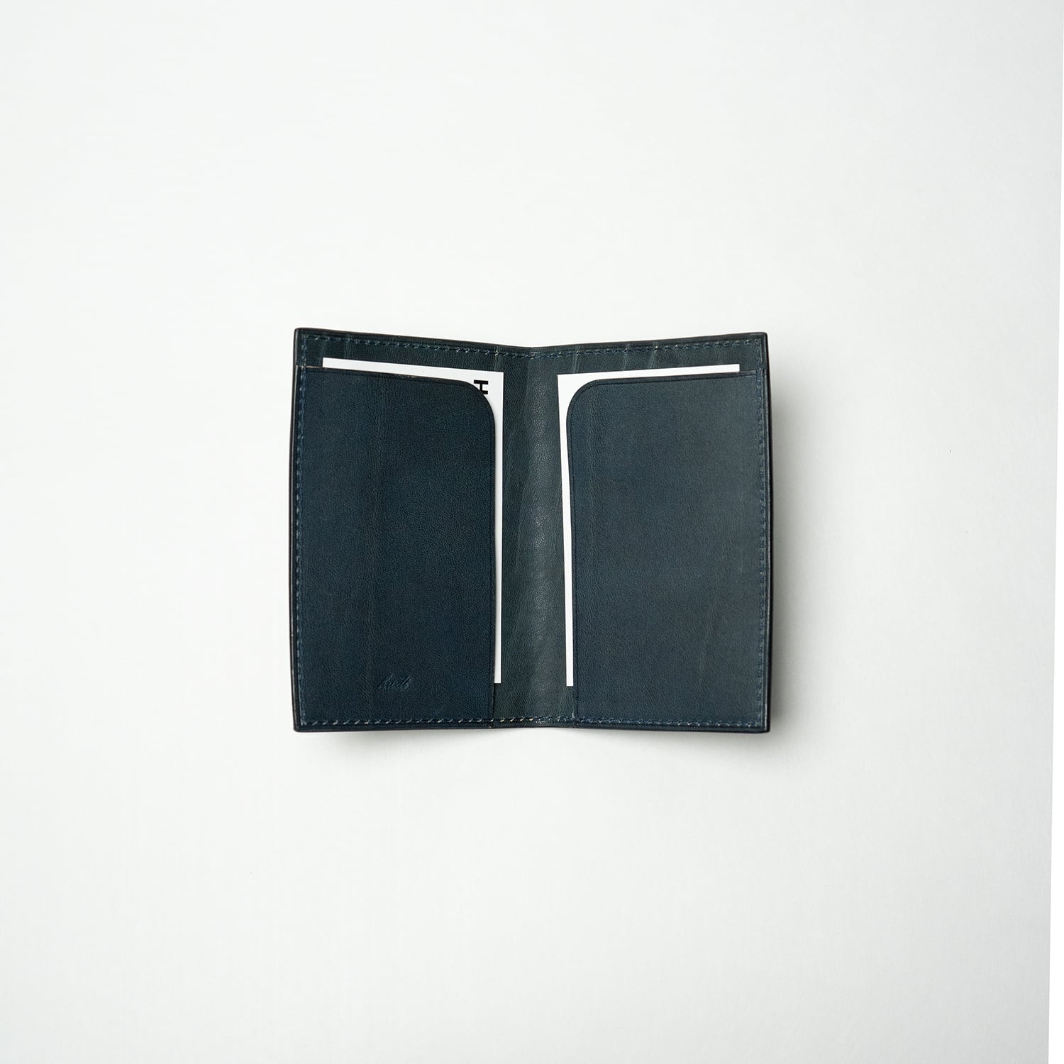 スリムな名刺入れ / 藍染(indigo dye)＊受注生産品＊ | HWDT online