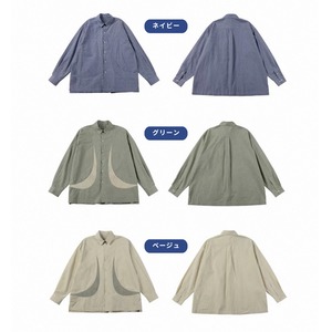 Striped big pocket shirt 1512