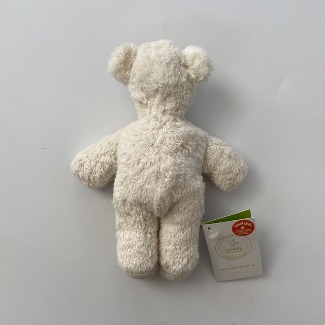 Animal Baby Bear WHITE  / Senger Naturwelt  [オーガニック ぬいぐるみ 白クマ ベアー 出産祝い おしゃれ ギフト ファーストトイ]