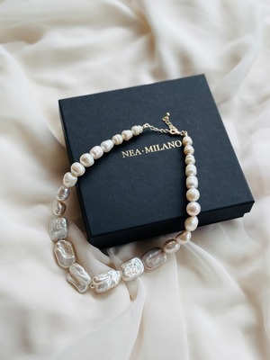 NEA・MILANO | Rhy pearl choker- Necklace | ネックレス