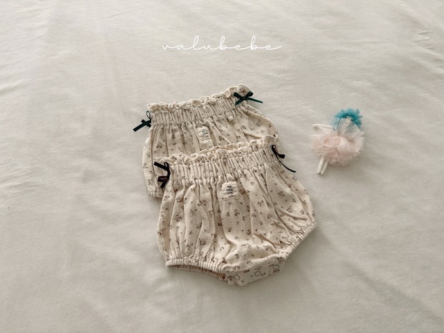 [valubebe] flower frill bloomer