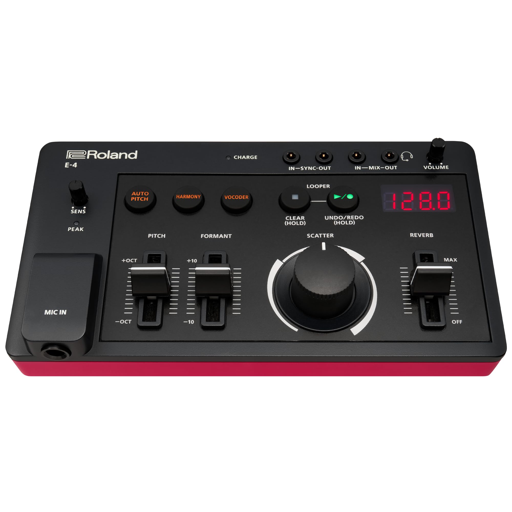 【新着特価】Roland ローランド AIRACompact VOICE TWEAKER E-4 ボイスチェンジャー ボーカルエフェクター リバーブ ルーパー オートピッチ ライブ演奏 ライブ配信 最大3.5時間使用