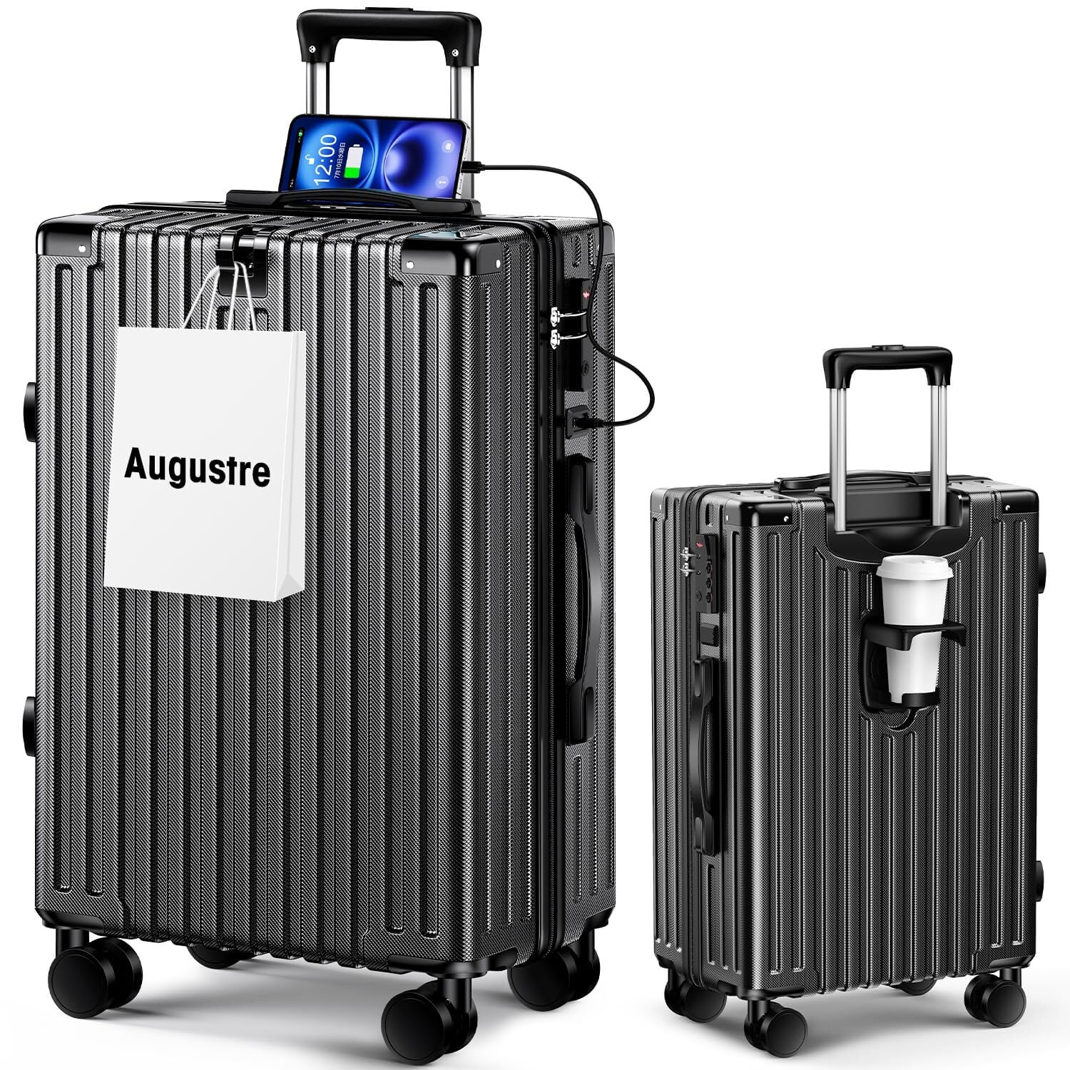 Augustre] スーツケース 機内持ち込み 超軽量 キャリーケース 大型