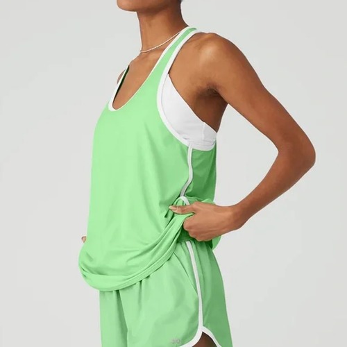 ALO IVY LEAGUE TANK / Ultra mint / Sサイズ