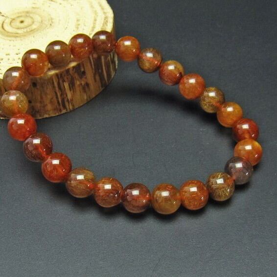 ブロンズルチル ブレスレット 9mm  おまかせ便 111-2700