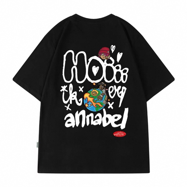 バックプリントボックスシルエットshort sleeve ◆2col    BL0292