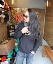 ROBIN NECK WARMER デニムBK&ブラックレオパード