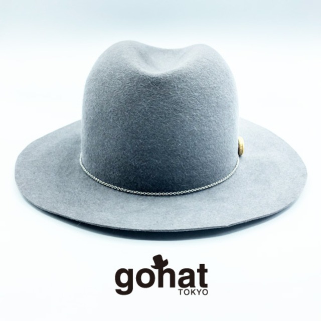 Rubbit fur SOFT HAT / グレー 帽子 ハット HAT フェドラ