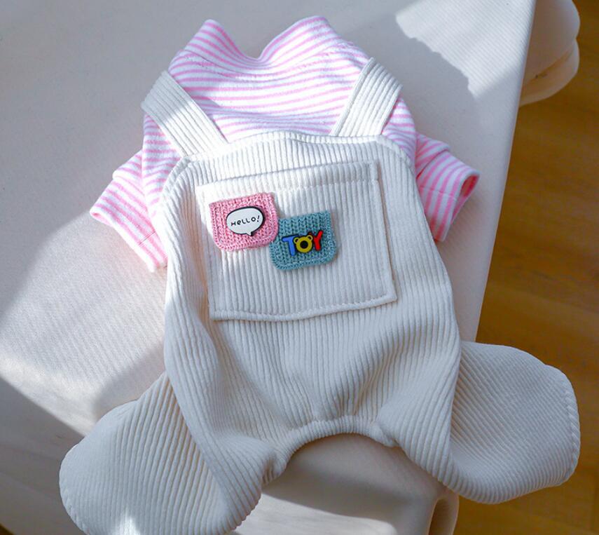 《予約》210931 Hello TOY コーデュロイロンパース